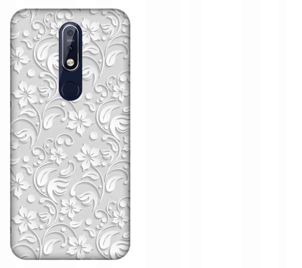 

Etui pokrowiec Nokia 5.1 5_1 Plus Floral kwiaty li