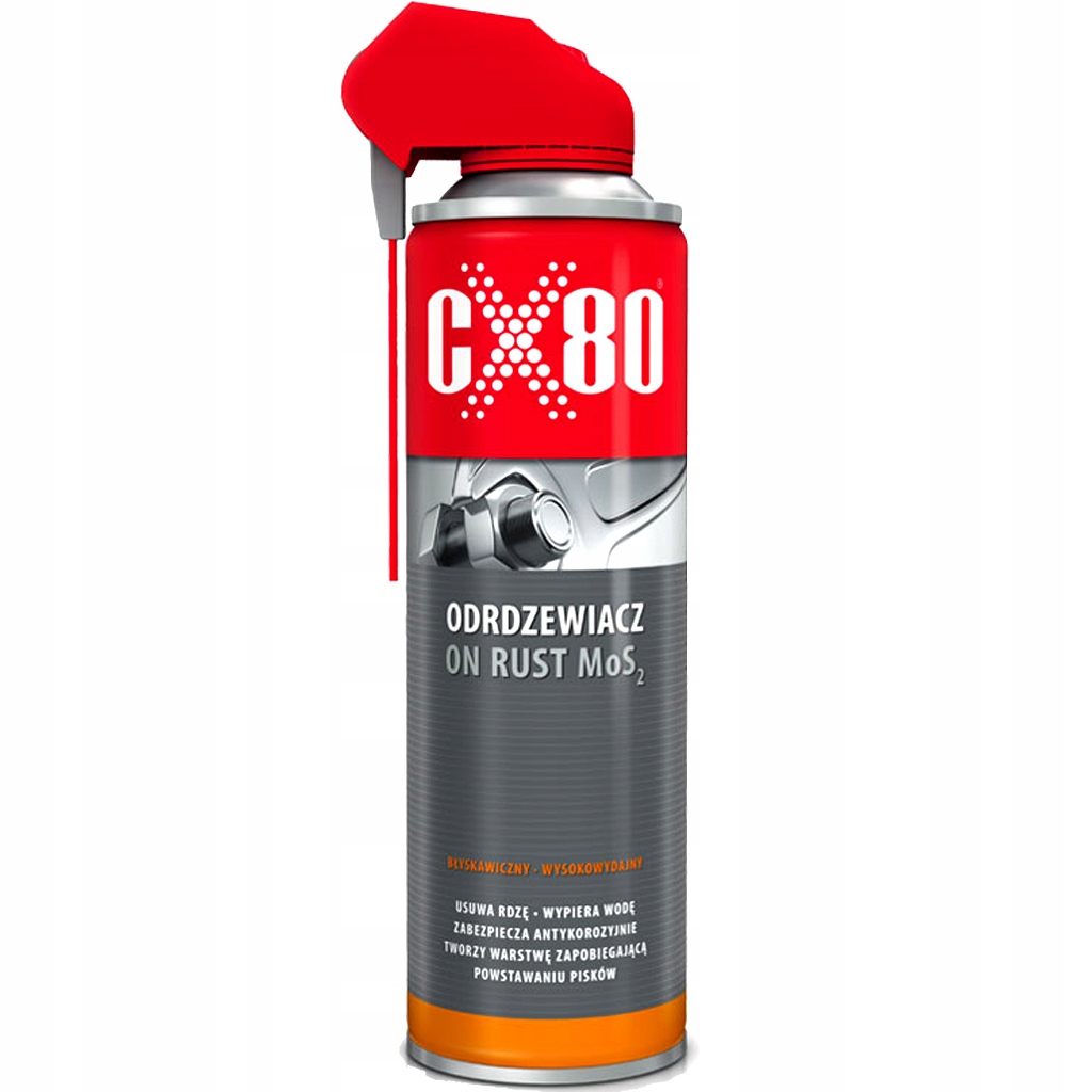 

CX80 On Rust MoS2 Odrdzewiacz Usuwa Rdzę Duo 500ML