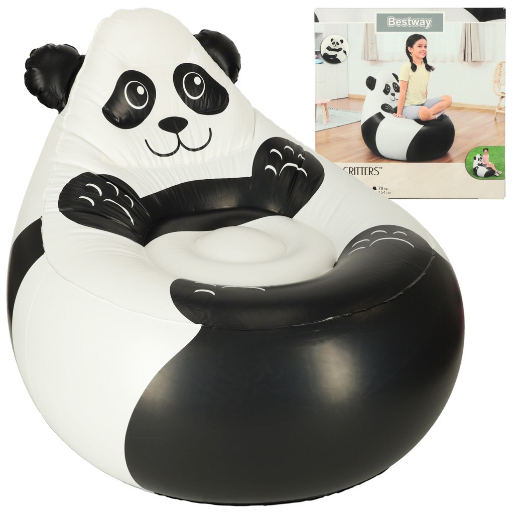 Надувное кресло-пуф BESTWAY 75116 panda