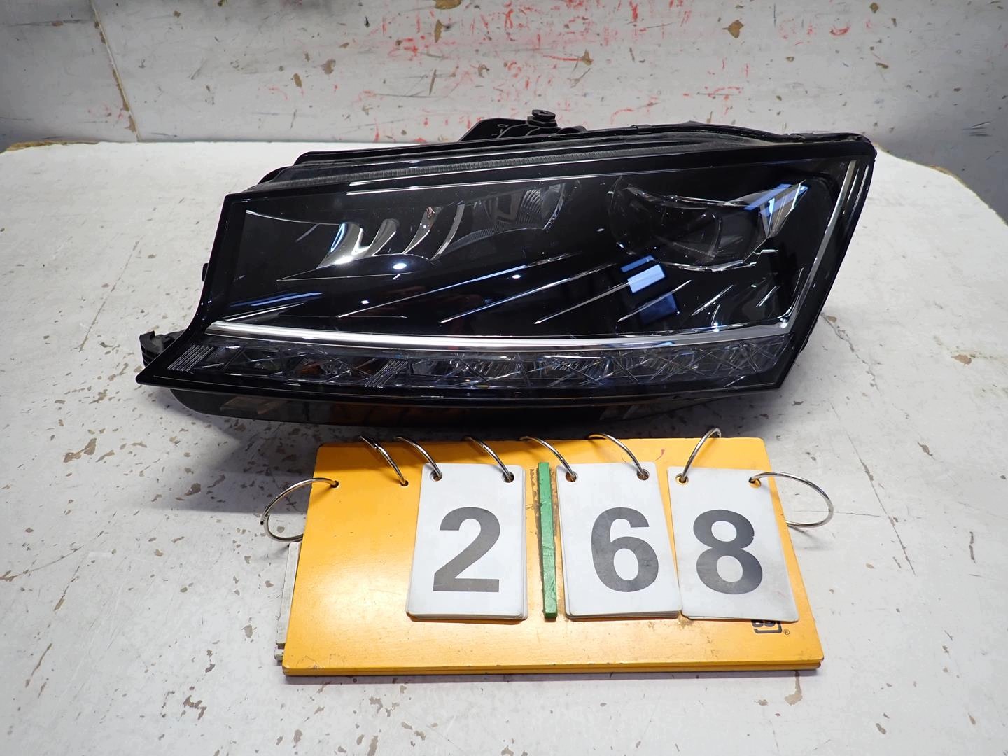 light front front left SKODA FABIA III LIFT 2017- FULL LED 6V1941015F