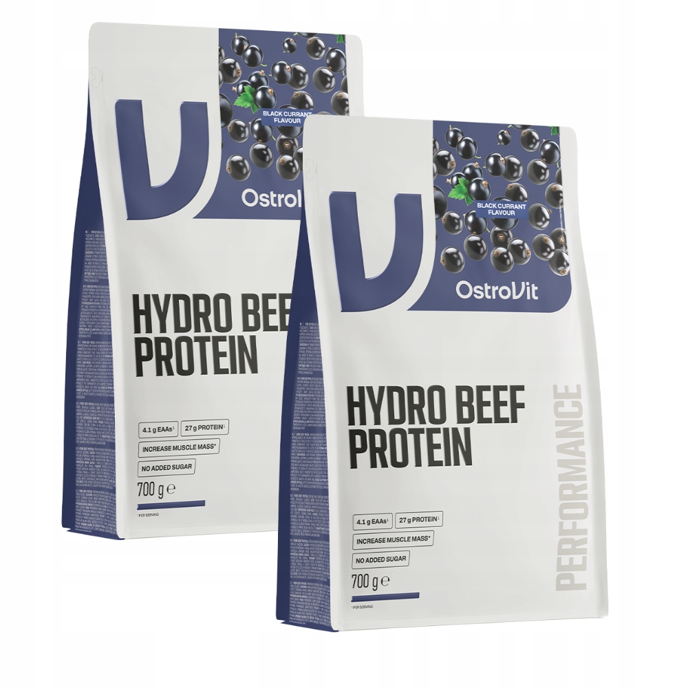 OstroVit Hydro Beef Protein 2x700 g Hovězí protein Doplněk Stravy Aminokyseliny