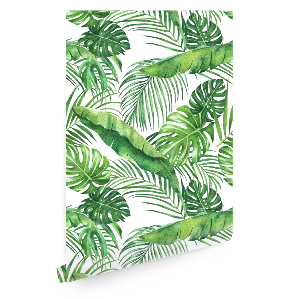 

Tapeta dżungla monstera palmy T044