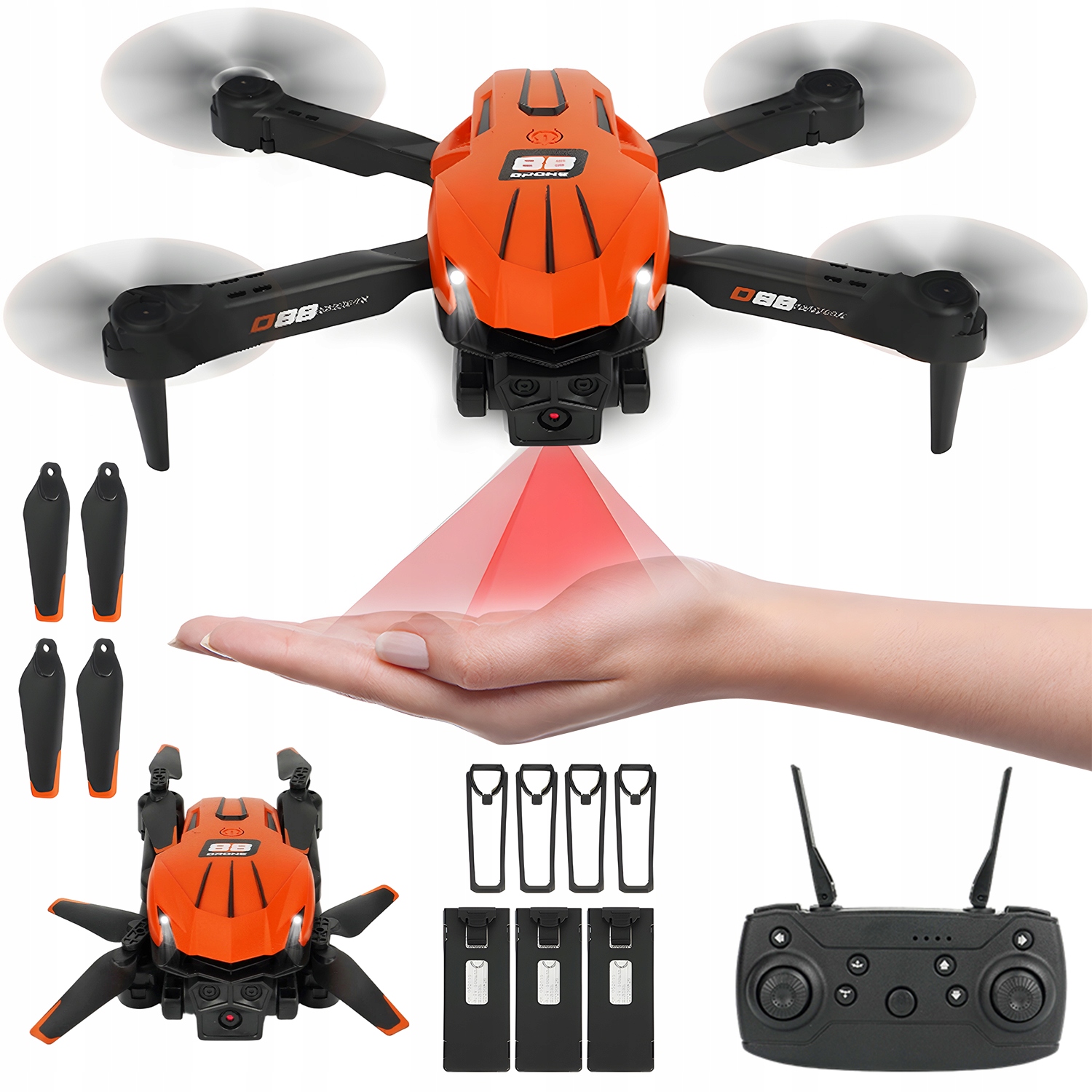Skládací Dron Pro Přenášení S Výkonným Bezkartáčovým Motorem