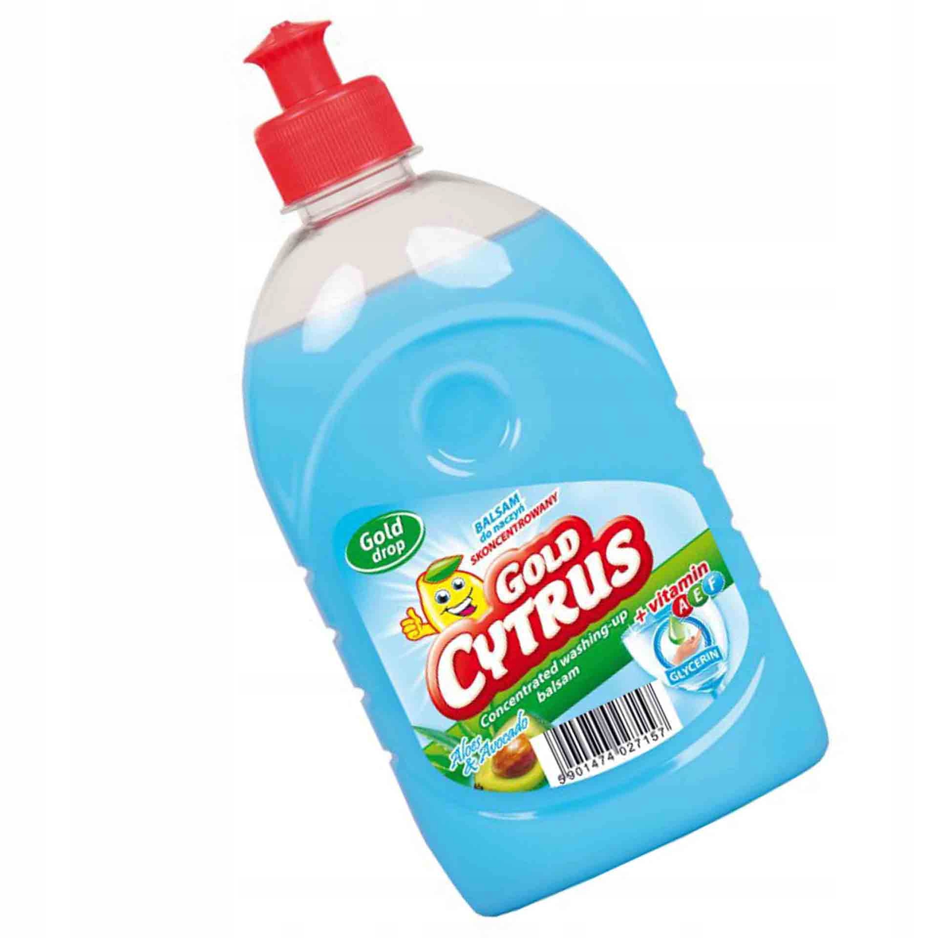 

Gold Cytrus Płyn Do Naczyń 500 ml Balsam /błękitn