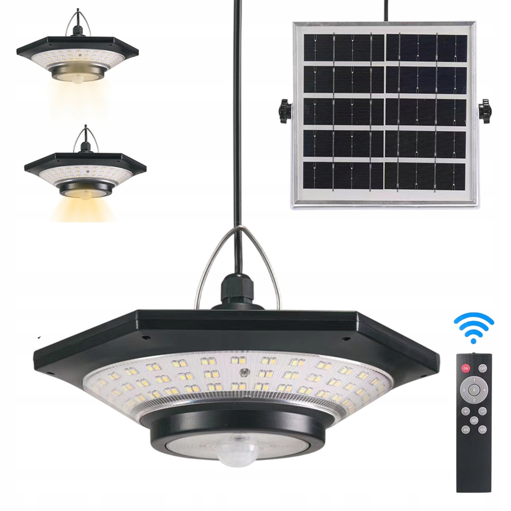 Solární Lampa Led Zahradní Pouliční Lampa 4 Jas Vodotěsná IP65