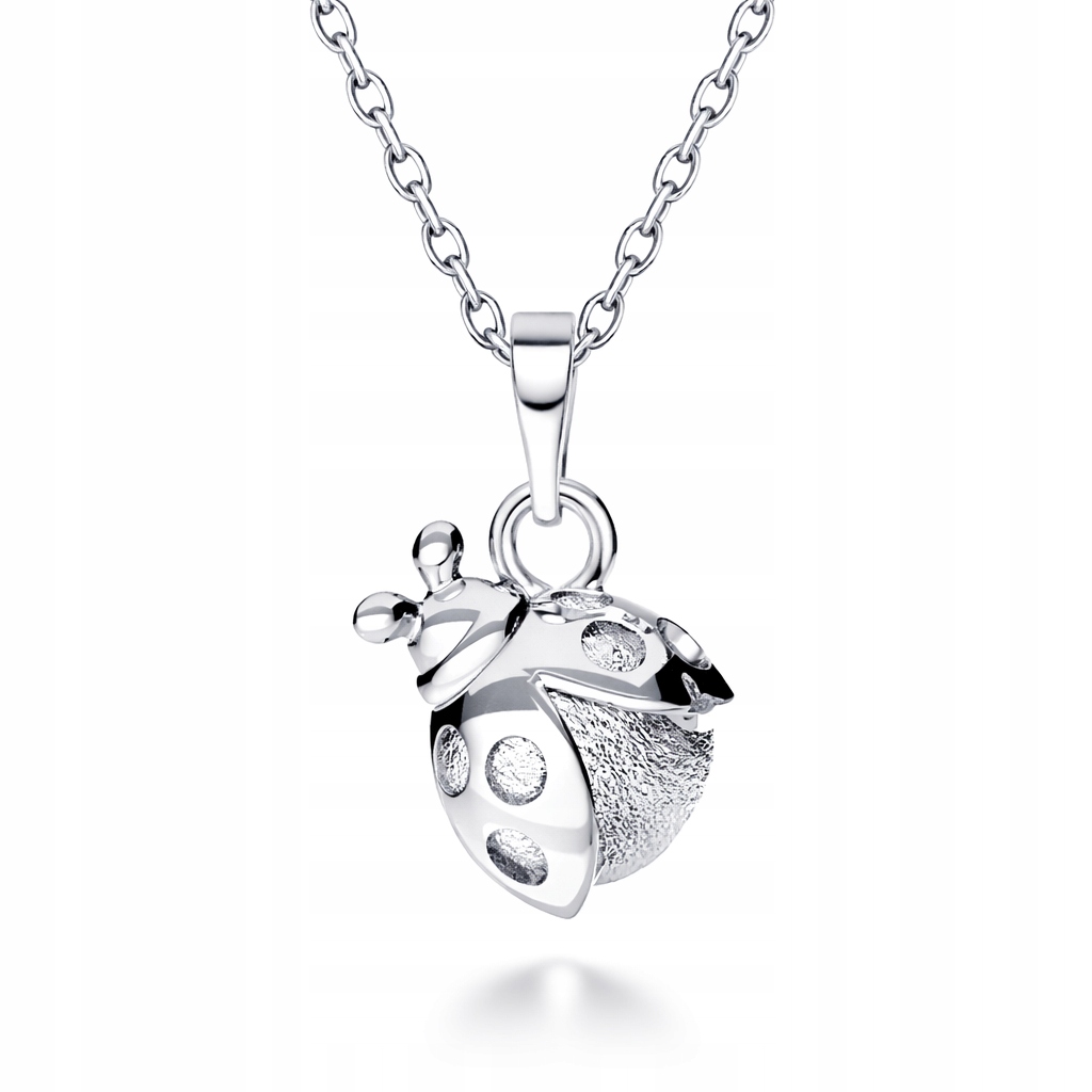 Biedronka Stříbrný náhrdelník s ankrovou vazbou stříbro 925 Symbol štěstí