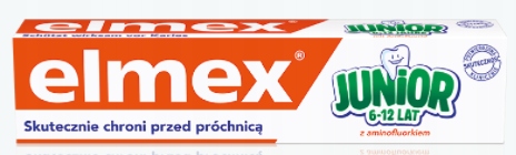 

Elmex pasta do zębów junior 6-12 lat