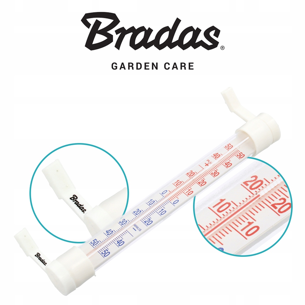 Termometr Zaokienny Zewnętrzny Okrągły WL-M31 Model White Line