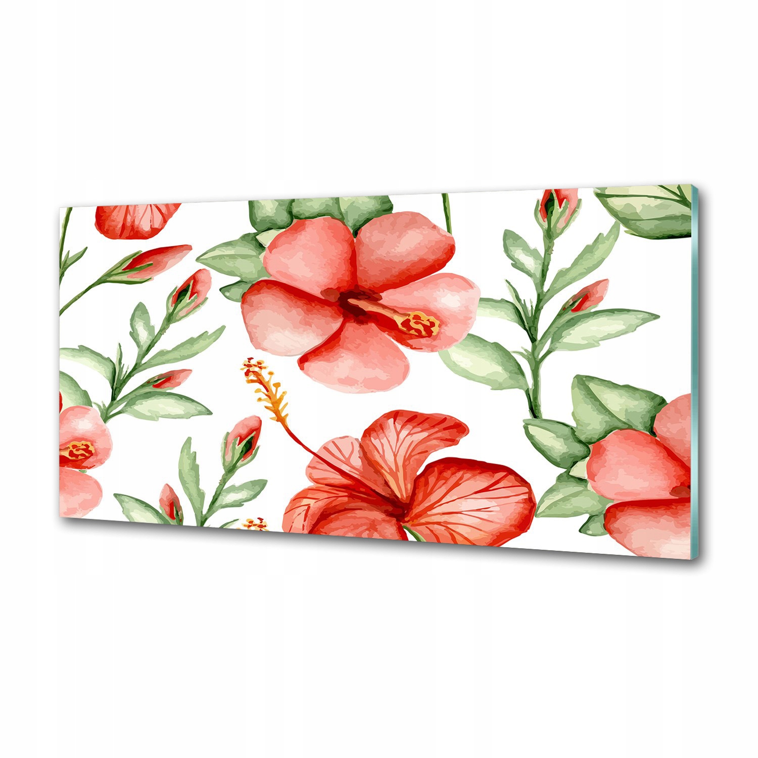 Panel do kuchyne Tropické kvety 120 x 60 cm Lepidlo