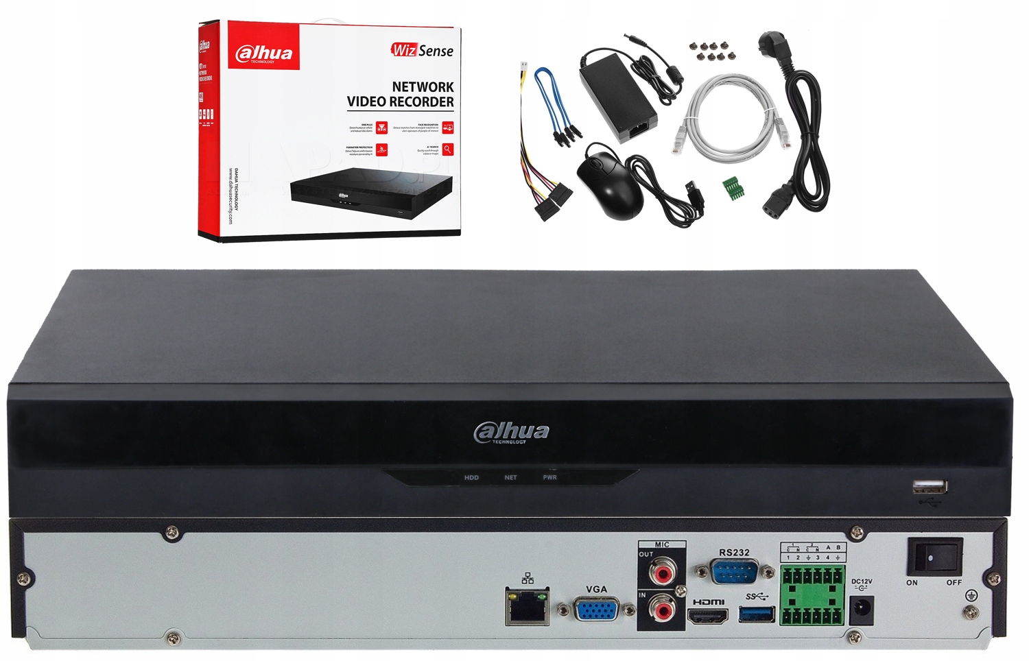 Rejestrator Dahua NVR5232-EI2 32 Kanały WizSense Analityka AcuPick EI2