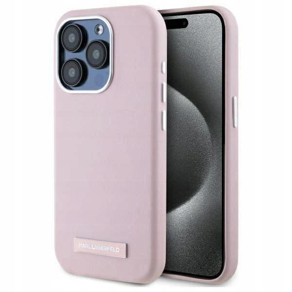 Karl Lagerfeld Klhmp15Lpgmsrpp pouzdro pro iPhone 15 Pro 6.1" růžové/pink