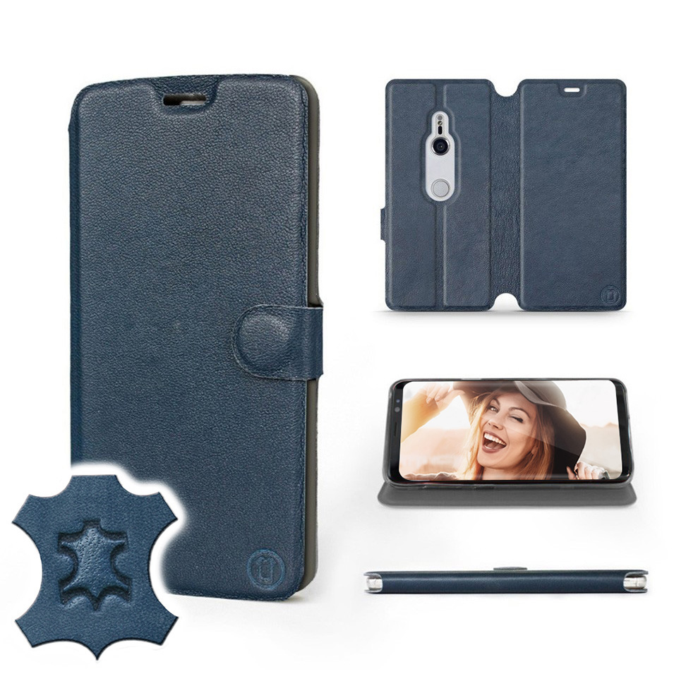

Etui Mobiwear do Sony Xperia XZ3 - Blue Leather
