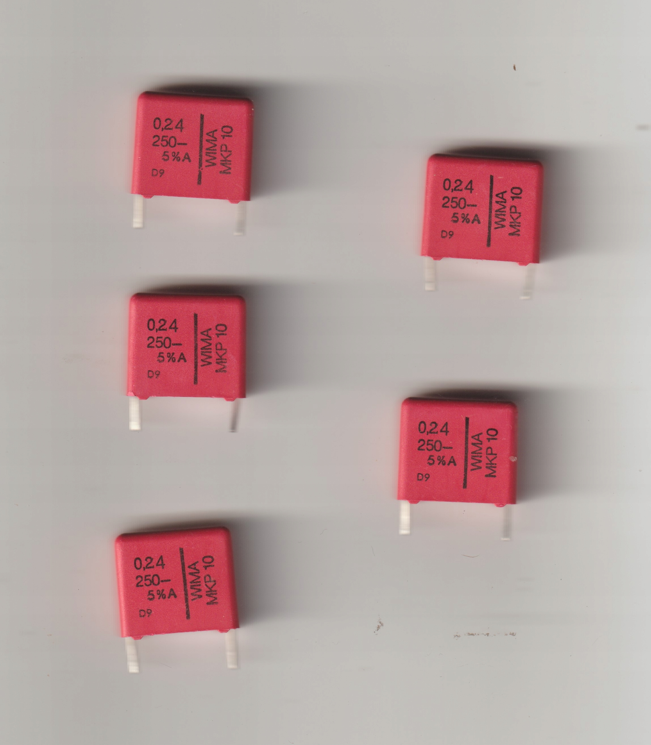 [5szt] 240nF 250V 5% R-15mm MKP10 kondensator polipropylenowy Wima