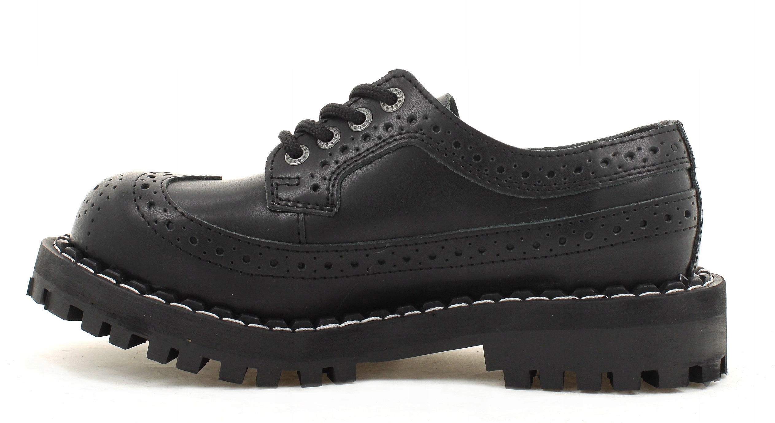 GLANY STEEL CZARNY/BIAŁY 4-DZIURY 112/O/B-B 43 Rozmiar 43