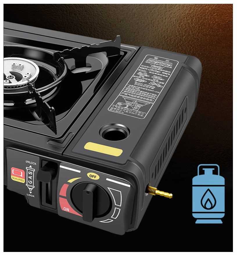 KUCHENKA TURYSTYCZNA GAZOWA POLOWA PRZENOŚNA + GRILL + 4x KARTUSZ 2w1 BUTLA Liczba pól grzewczych/palników 1