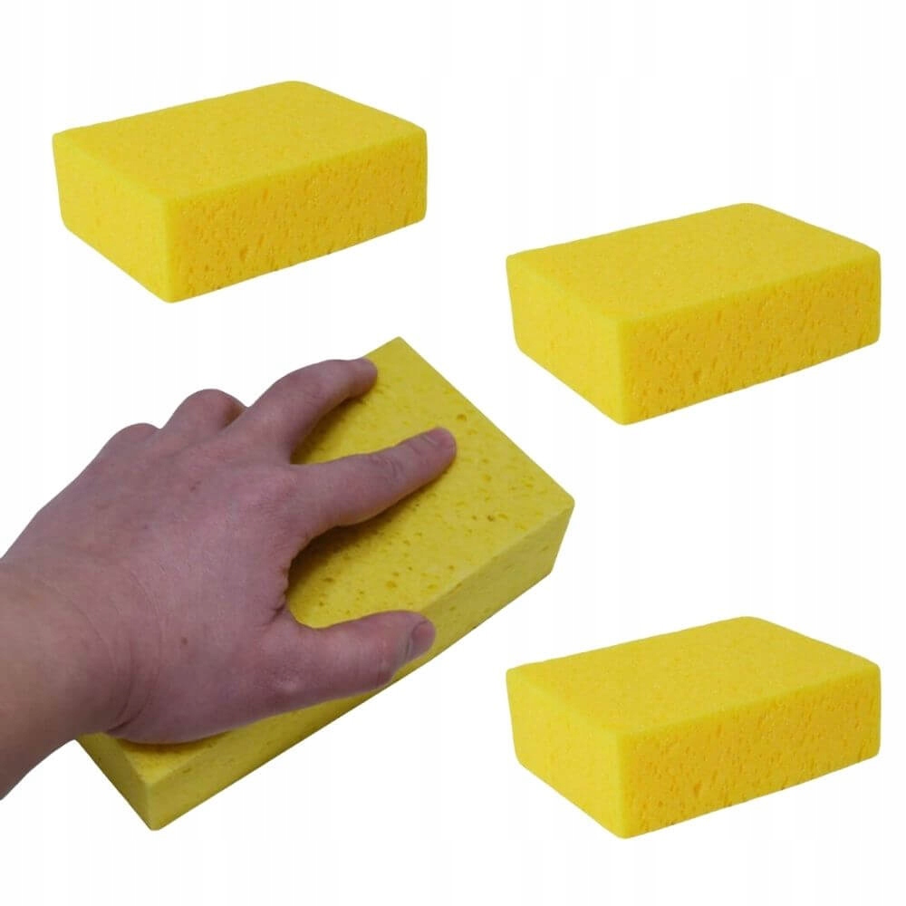 

Gąbka do mycia auta samochodu 3 szt 17x11x5cm