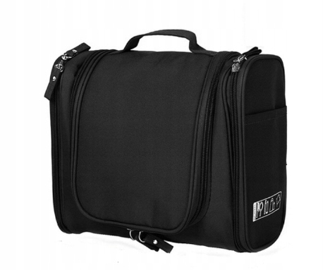 KOSMETYCZKA WISZĄCA PODRÓŻNA Z HACZYKIEM CZARNA XL EAN (GTIN) 5905930043835