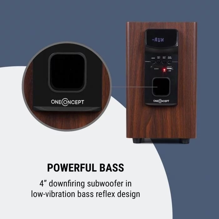 Głośniki One Concept Woodpecker Drewniana Obudowa EAN (GTIN) 4060656106590