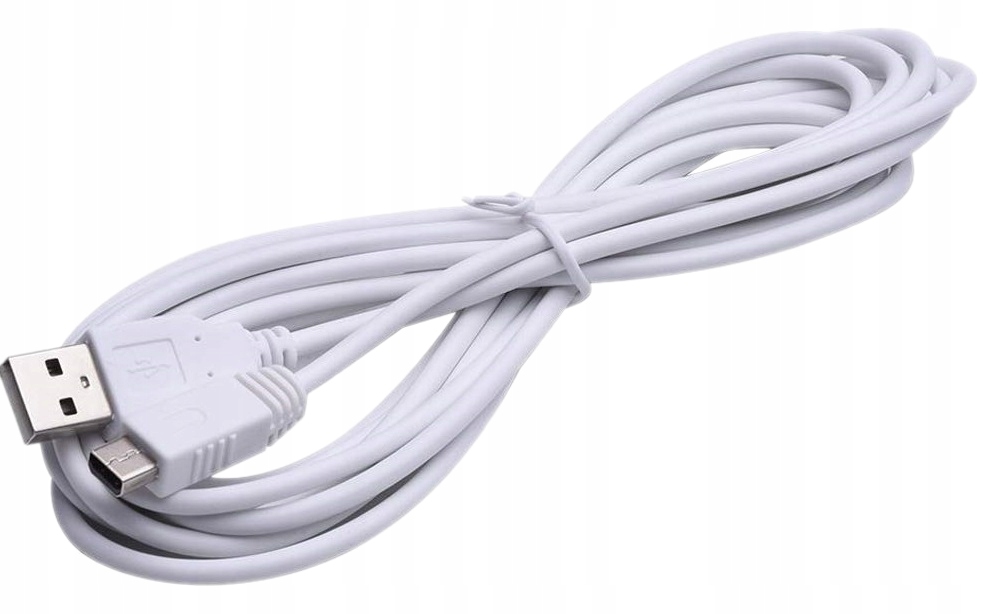 KABEL ŁADUJĄCY USB PRZESYŁ DANYCH ŁADOWARKA DO GAMEPADA NINTENDO WIIU 120CM