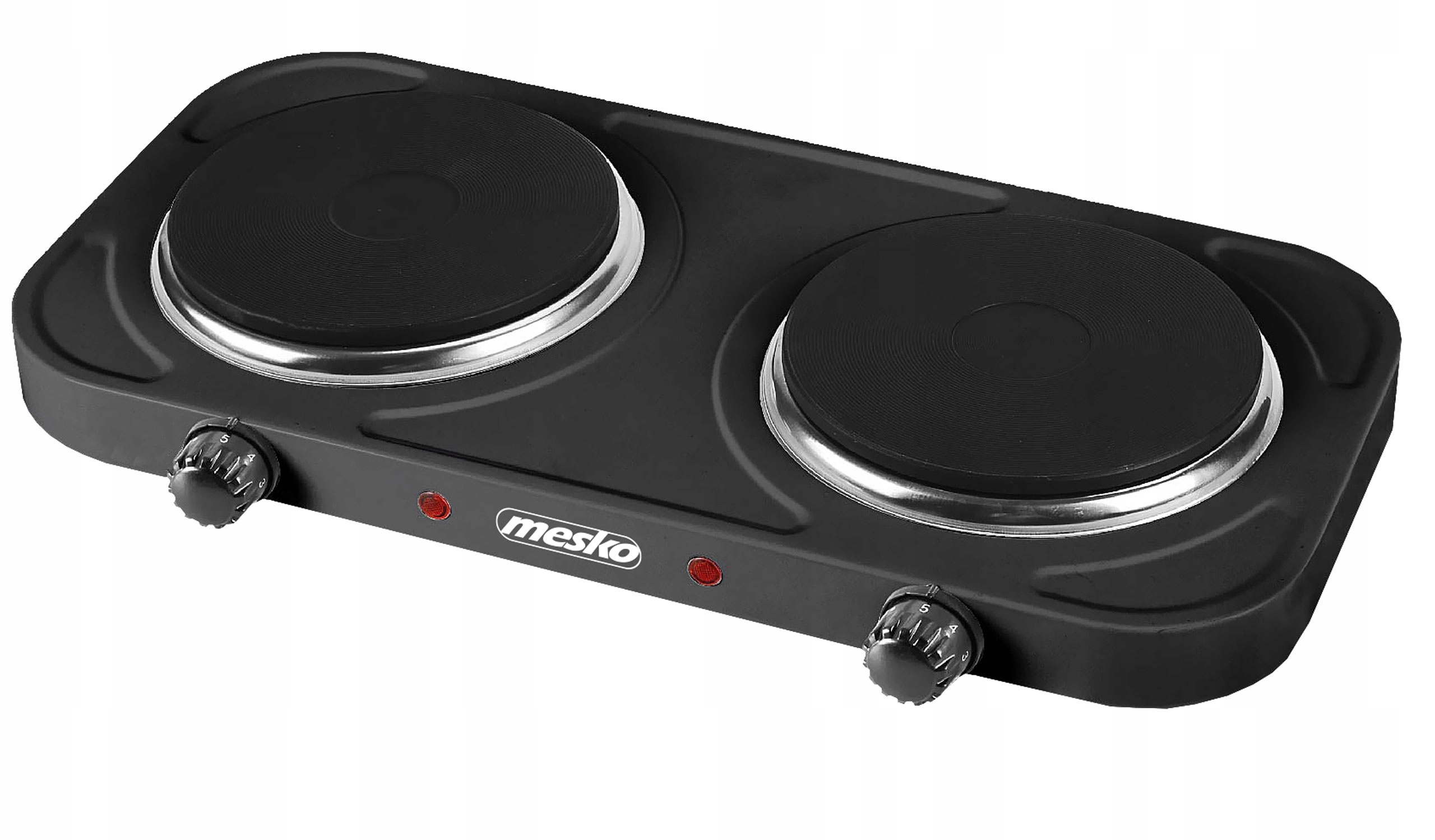 Kuchenka przenośna Mesko MS6509 2000W 2 pola grzejne czarna