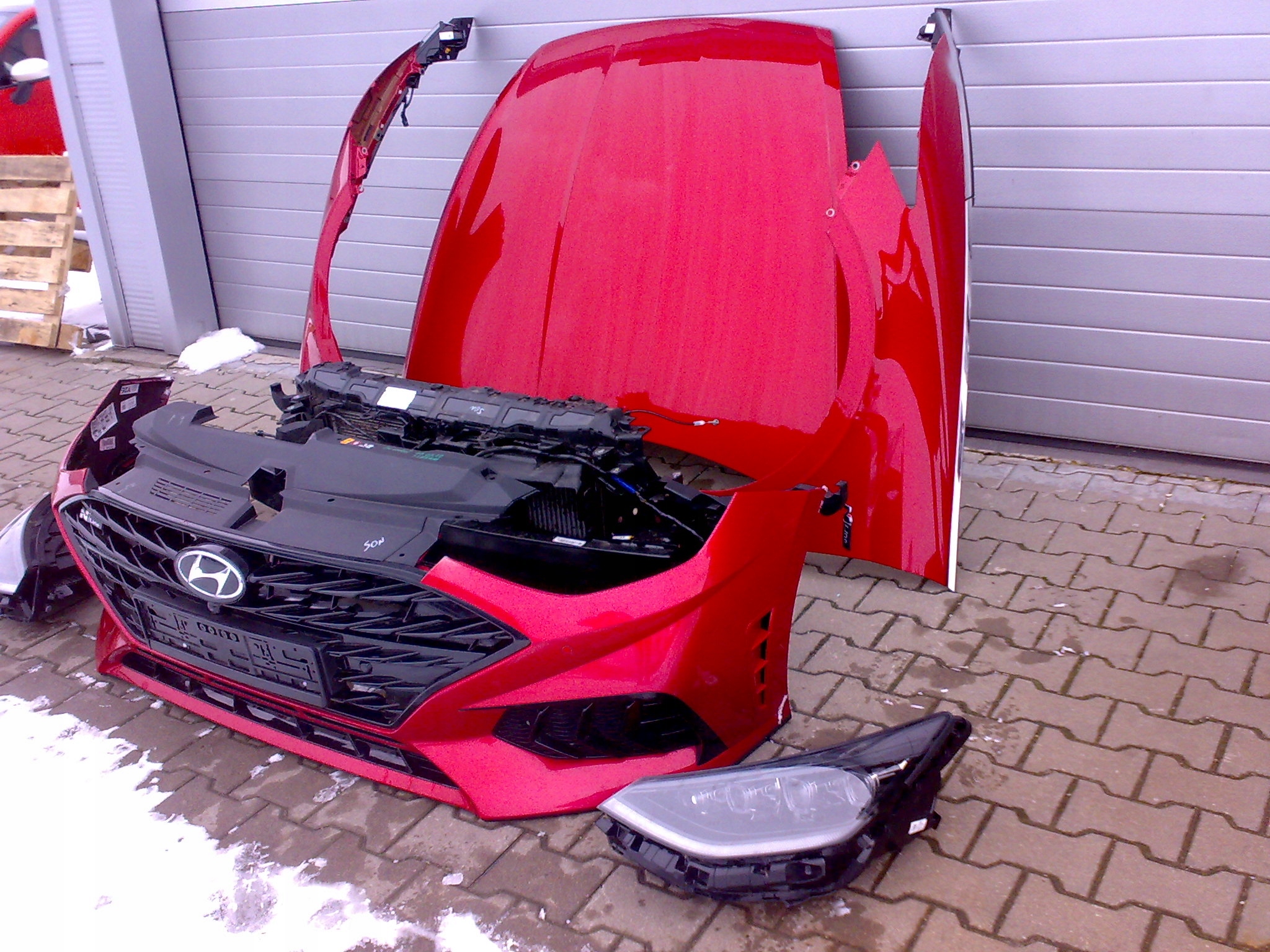 HYUNDAI SONATA N LINE DN8 2022 BŁOTNIK ZDERZAK PAS HYUNDAI SONATA DN8 ...