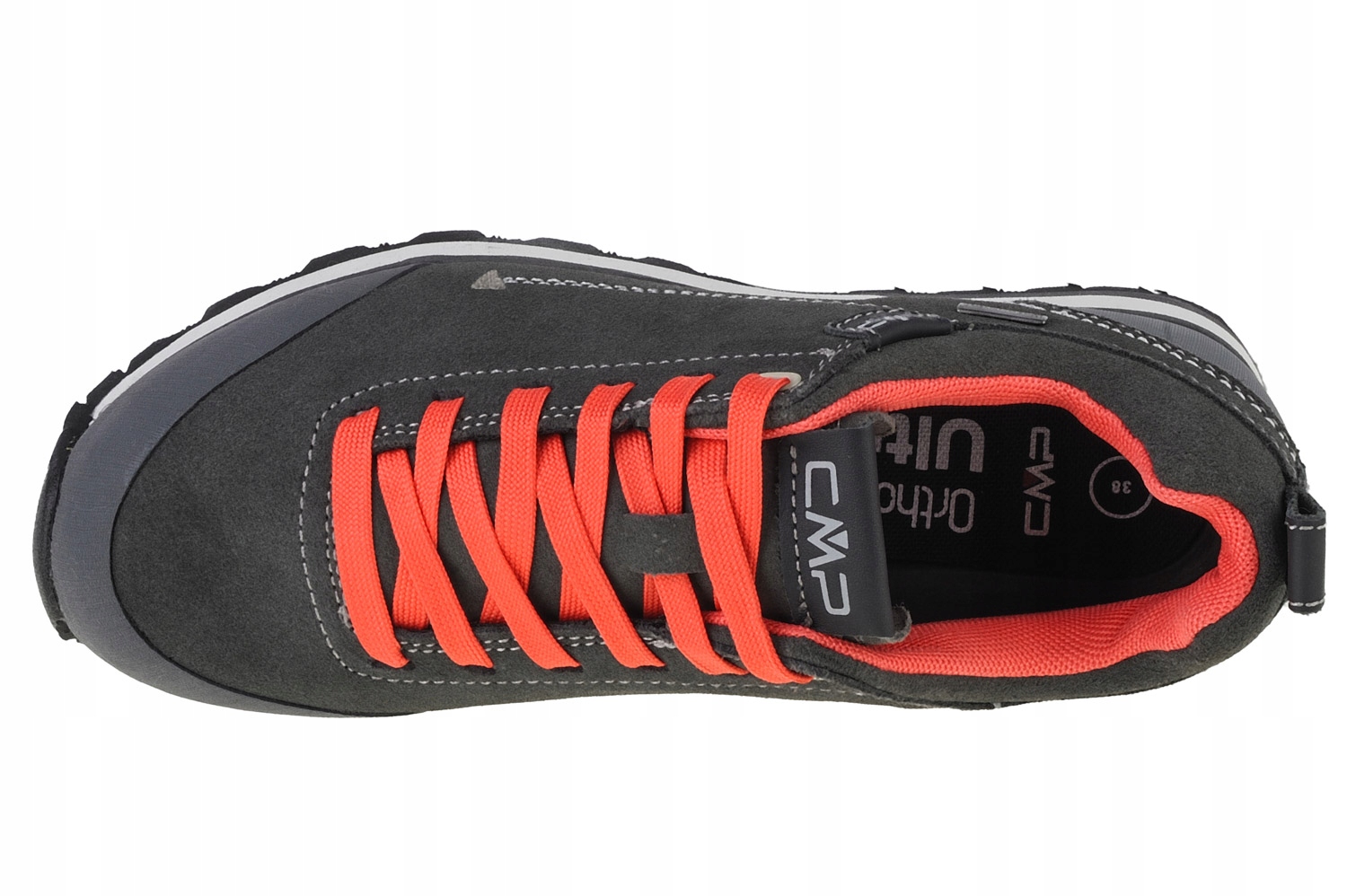 Cmp Elettra Low -41- Dámské semišové trekové boty šedé barvy