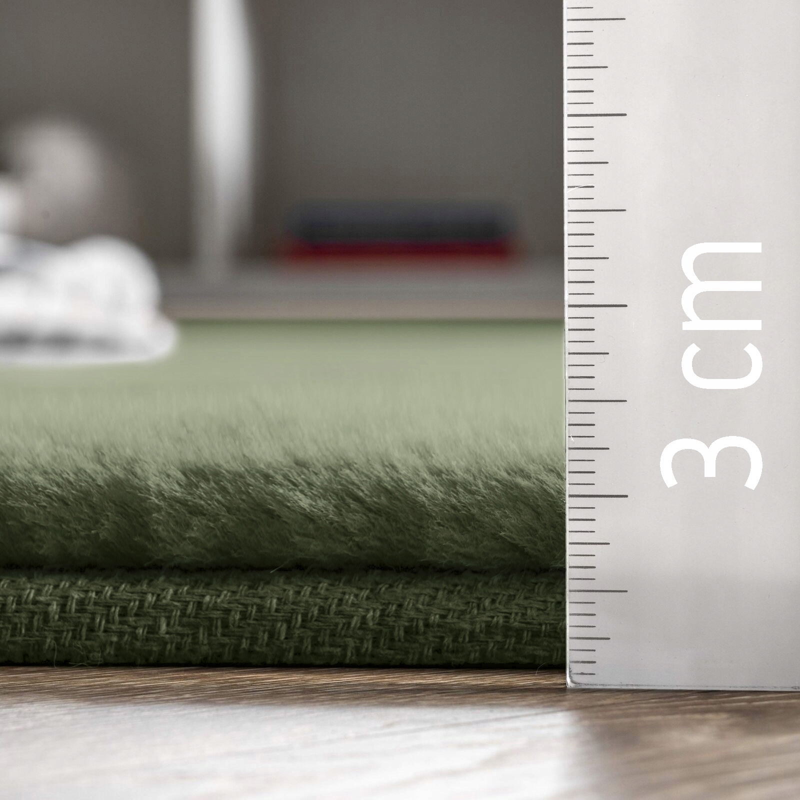 DYWAN 160x230 SZARY PLUSZOWY JEDWABISTY WYSOKI RABBIT CIEMNY SZARY GREY Grubość 30 mm