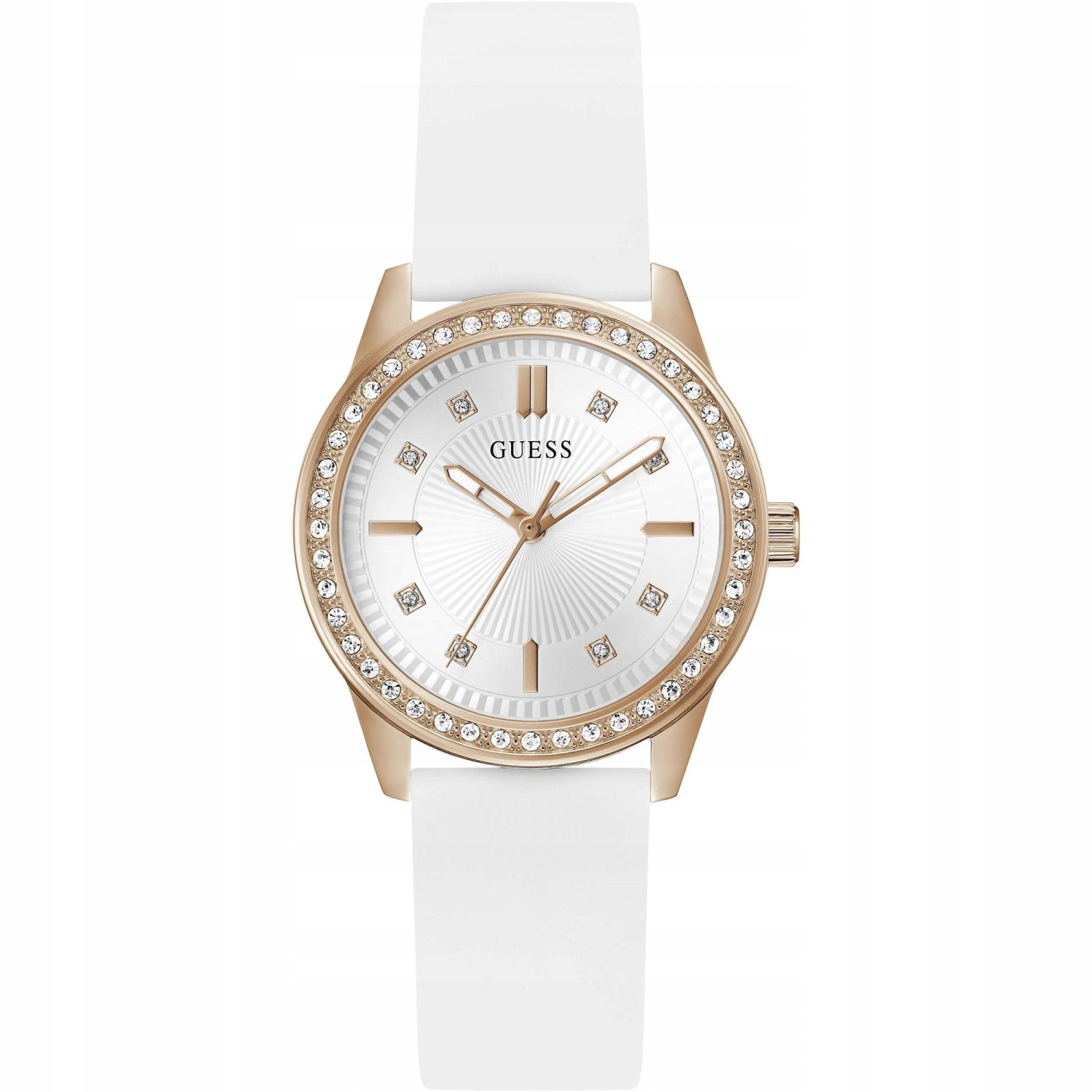 Dámské hodinky Guess GW1030L4 Zirkony bílé