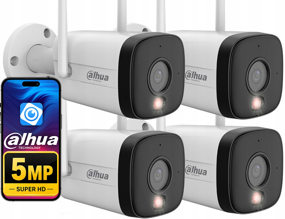 WiFi kamera 5MPx Dahua 4x IPC-HFW1539DTK1-SAW-IL Detekce slotu Sd Mikrofon