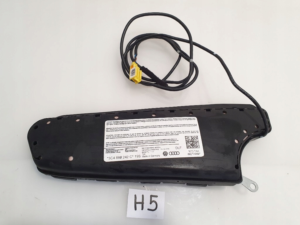 VW PASSAT B6 PODUSZKA PRAWA AIRBAG FOTELA PASAŻERA 3C4880242C za 45 zł