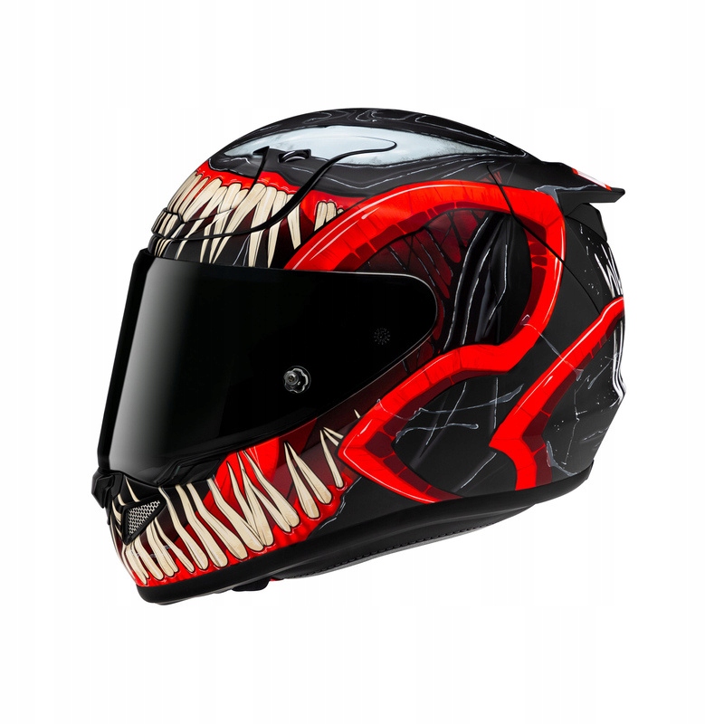 Motocyklová Prilba Hjc RPHA12 Venom 3 Marvel Black Red Xs