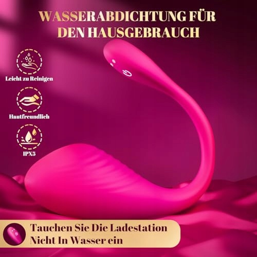 APP VIBRATOR Wibrator Dla Kobiet Z 9 Trybami Wibracji Zabawka Dla Par — miniatura 7