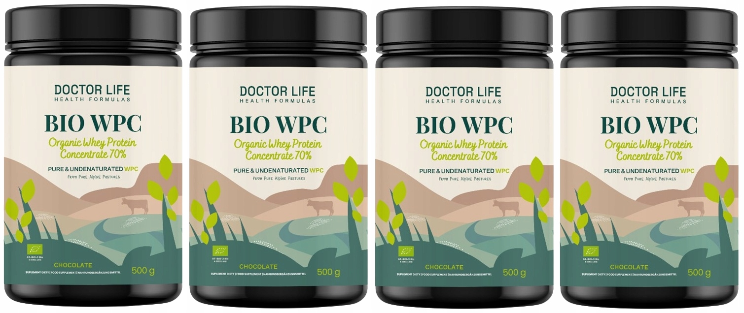 DL Whey Protein Bio Wpc Grass Fed Chocolate 500 g. Protein do koktejlů
