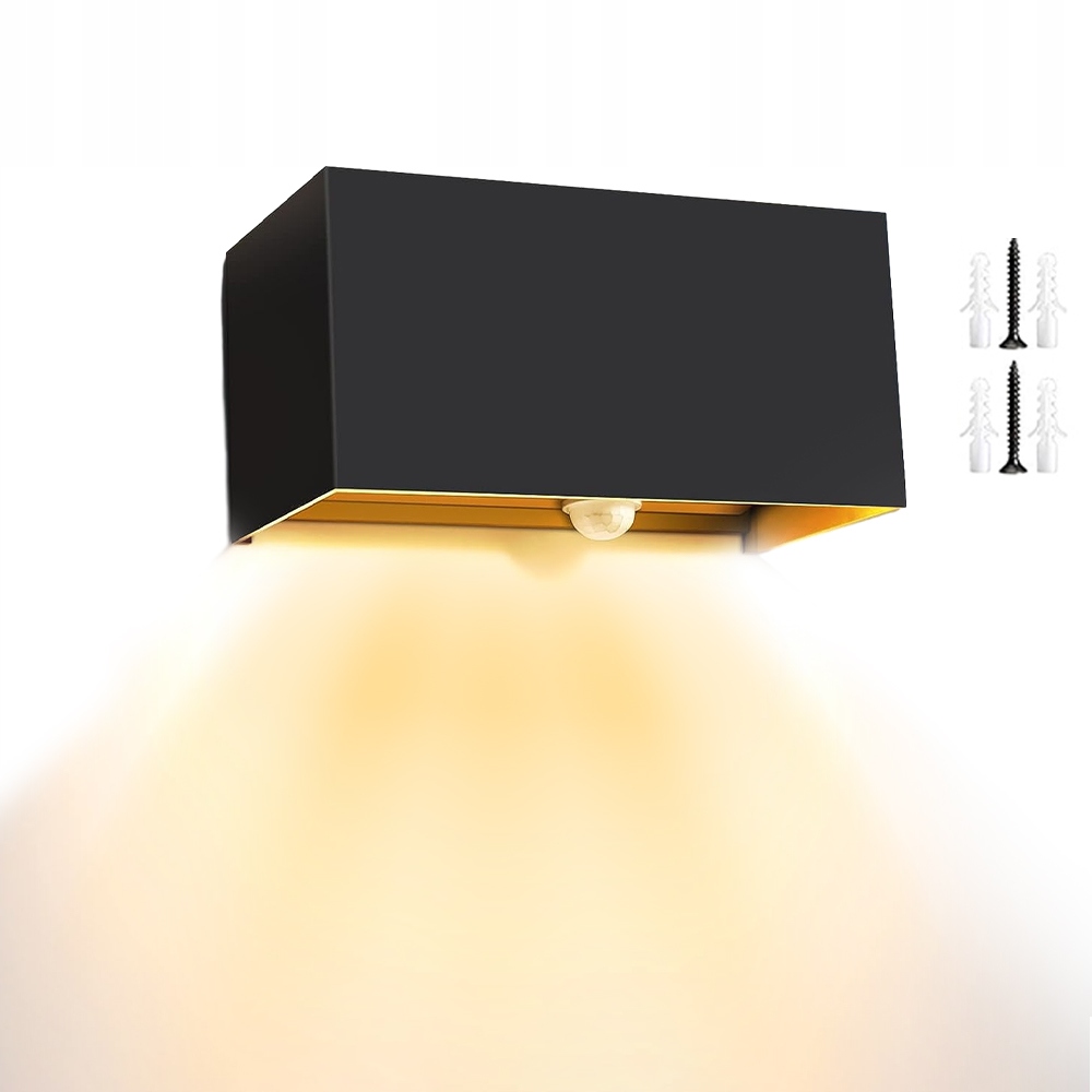 Zahradní Nástěnná Fasádní Lampa S Pohybovým Senzorem