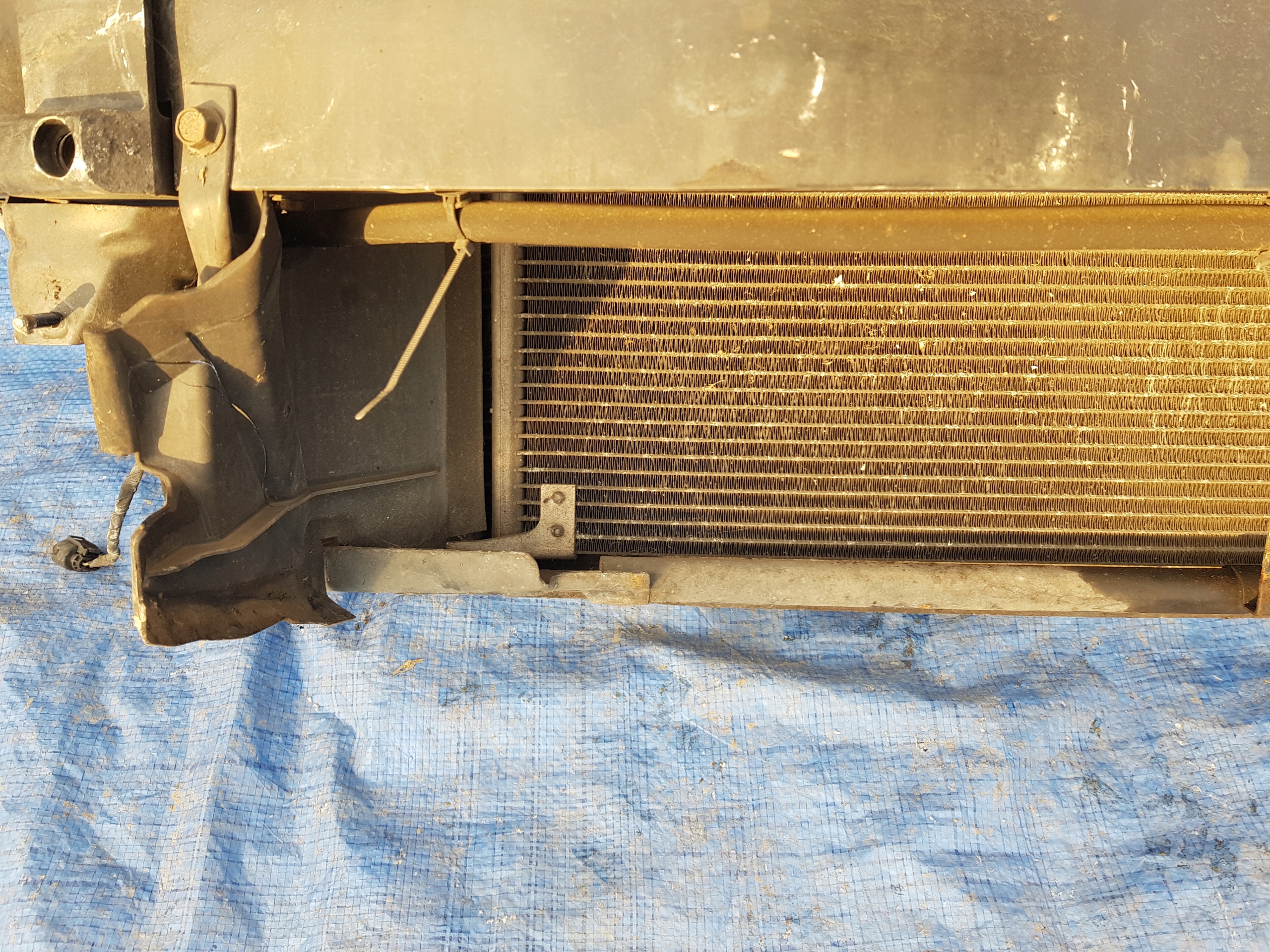 support panel for radiators radiator MERCEDES SL R230 W230 500 5.0 V8