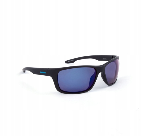 Okulary polaryzacyjne Shimano Antares Matte Black & Blue Mirror Shmgfmbbm