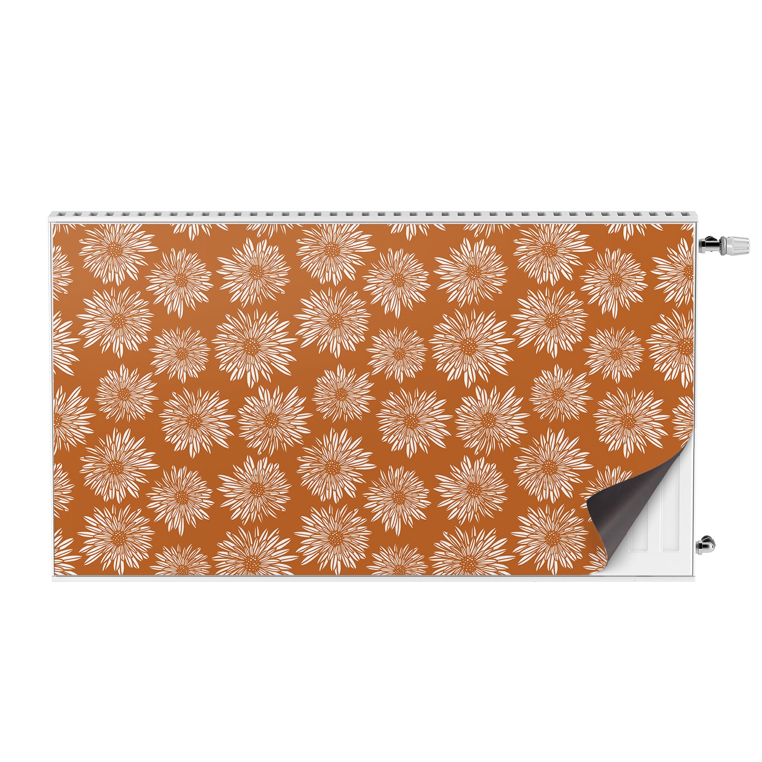 Stylová krytka na radiátor pro práci Květiny podzim