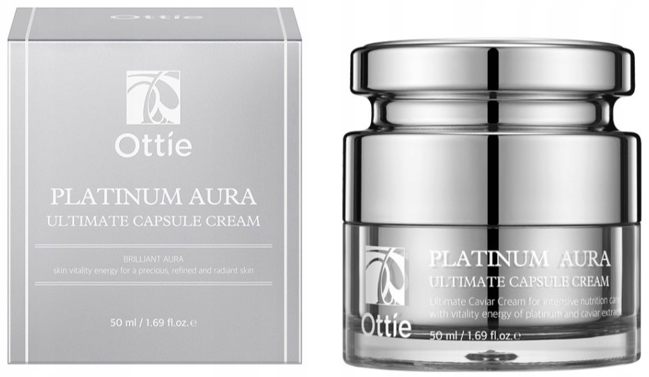 Ottie Platinum Aura krem przeciwstarzeniowy do twarzy z platyną 50 ml