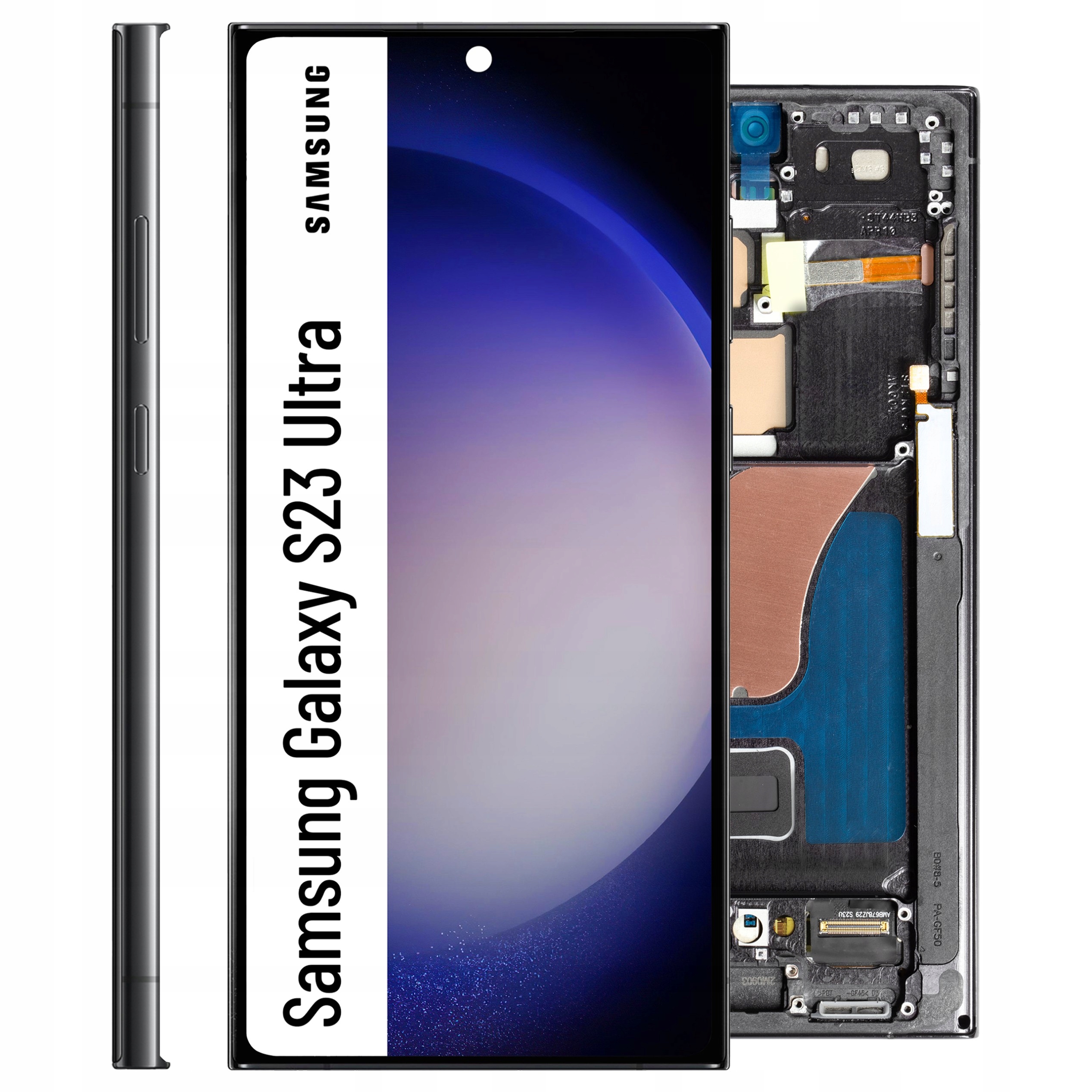 SM-S918U LCD pre Samsung S23 Ultra Service Pack Rámček Matrica Oled Big Size