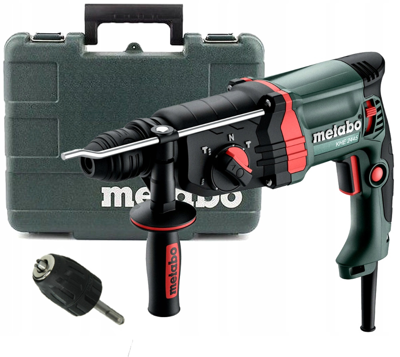 Metabo Khe 2445 Młot Wiertarka Walizka Adapter Sds Hikoki do 13mm