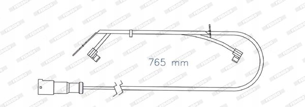 CZUJNIK ZUŻYCIA KLOCKÓW FAI174 FERODO Stan opakowania oryginalne