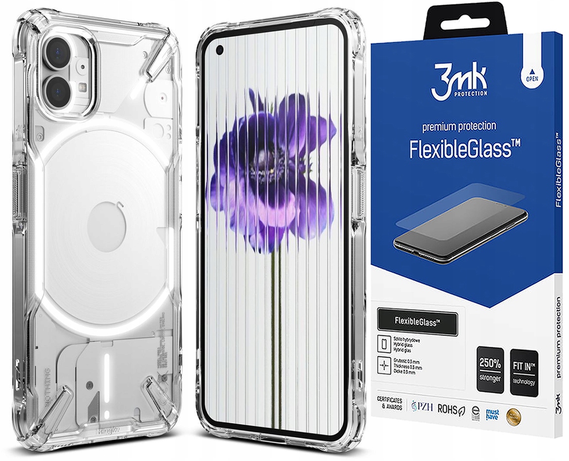 

Etui Case Pancerne do, Nothing Phone 1 Szkło 3MK