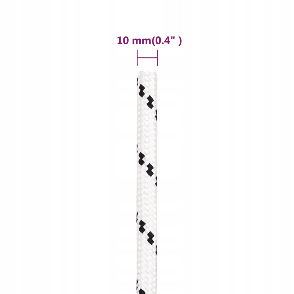 Lina robocza, biała, 10 mm, 100 m, poliester Model 152773