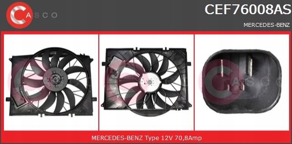 CEF76008AS - ВЕНТИЛЯТОР РАДИАТОРА