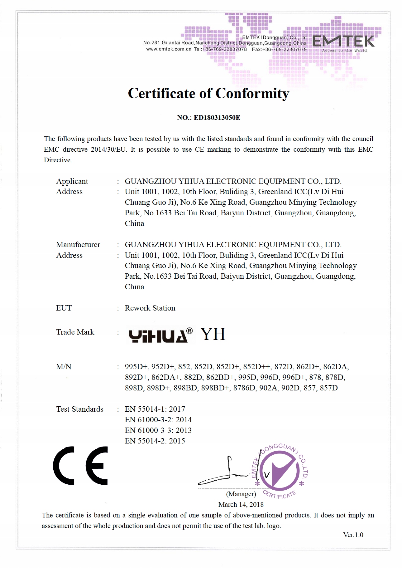 STACJA LUTOWNICZA YIHUA 937D+ MOCNA LED KOLBA 907E Minimalna temperatura pracy 200°C