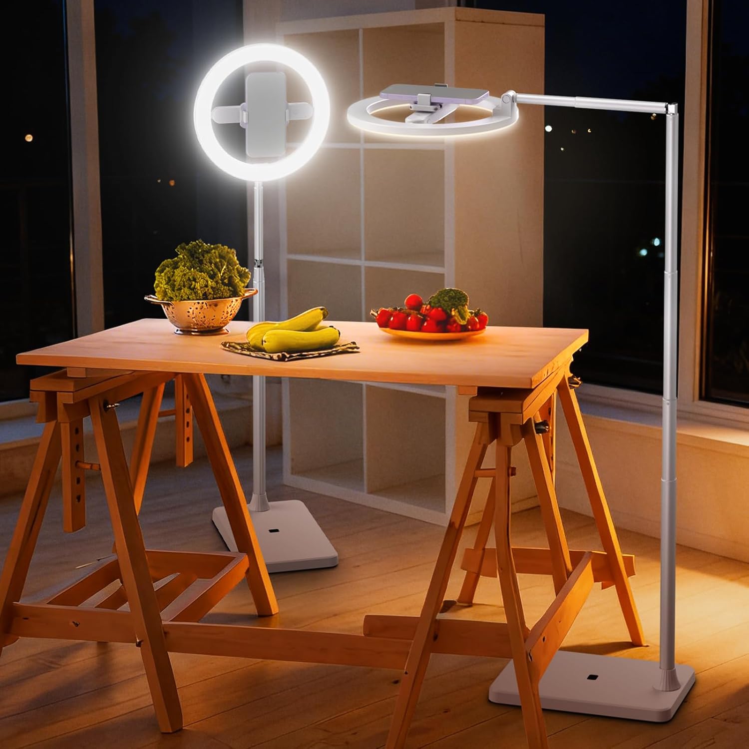 kruhová lampa Led 25,4 CM Stativ Držák Telefonu