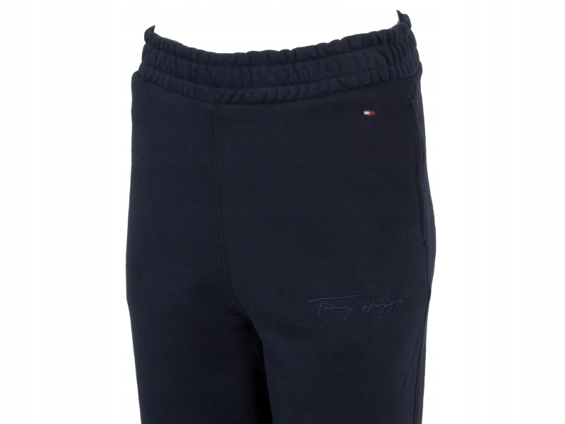 TOMMY HILFIGER spodnie dresowe damskie, granat, L Rozmiar L