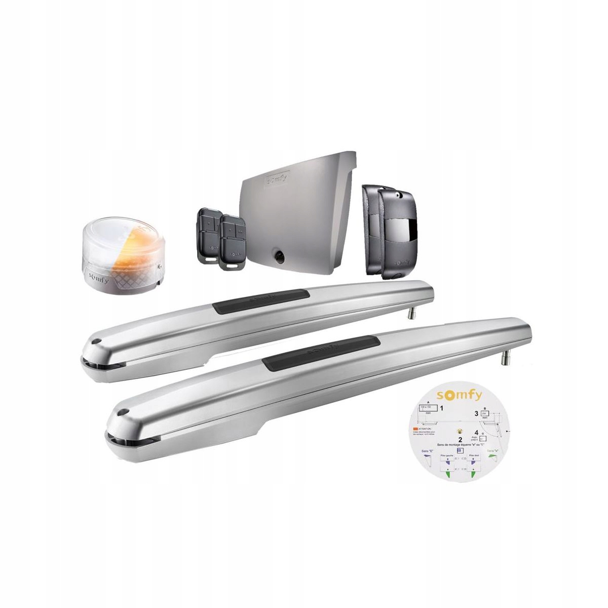 Napęd do bramy dwuskrzydłowej SGS Essential SOMFY