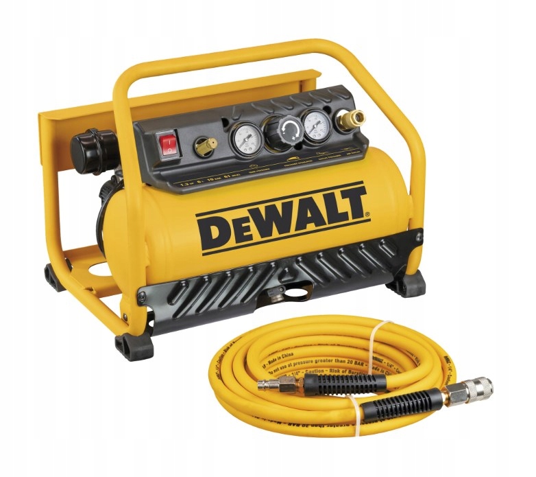 Kompresor DeWALT DXCMS156RE 6 l 10 bar bezolejowy 61 dB cichy Wąż 5 mb