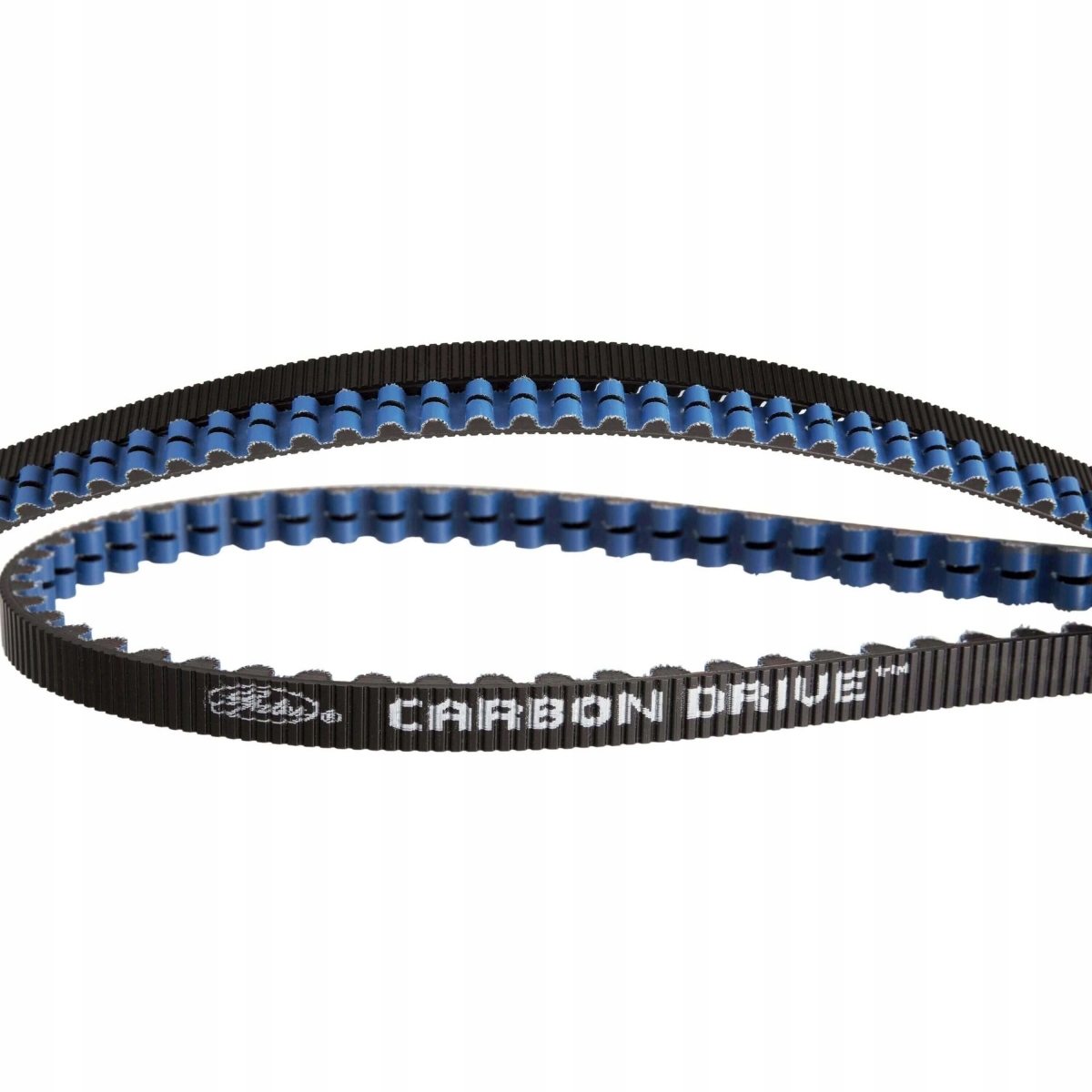 Ozubený řemen Gates CDX Carbon Drive 111 zubů, černo-modrý